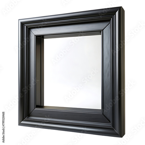 Photo of picture frame on transparent background