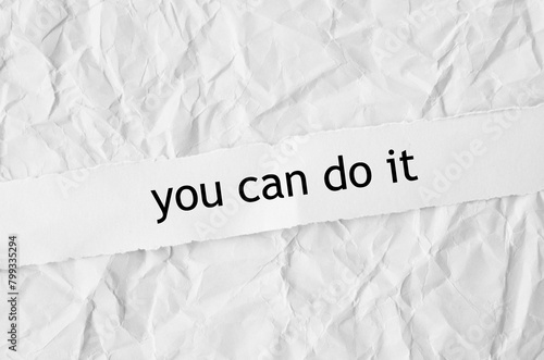 you can do it photo