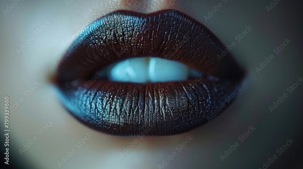 Close up shot photo of a woman lips Close up shot photo of a woman lips