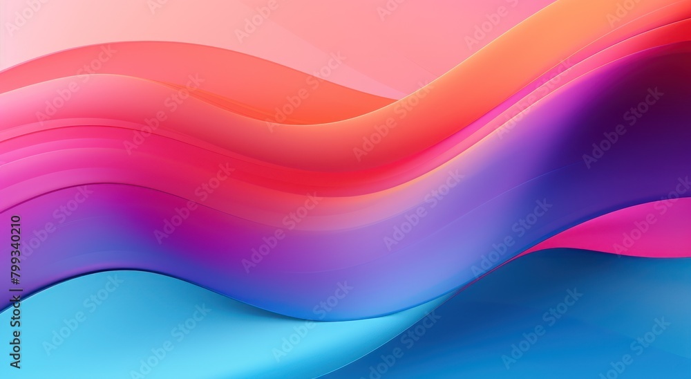 Vibrant Abstract Color Waves Background Vibrant Abstract Color Waves Background