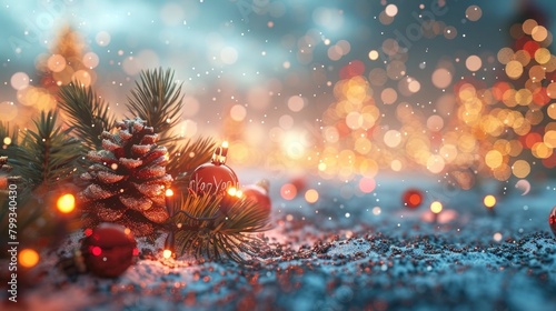 Embrace the Holiday Spirt A D Rendering of Festive Cheer and Leisurely Adventures Copyspace