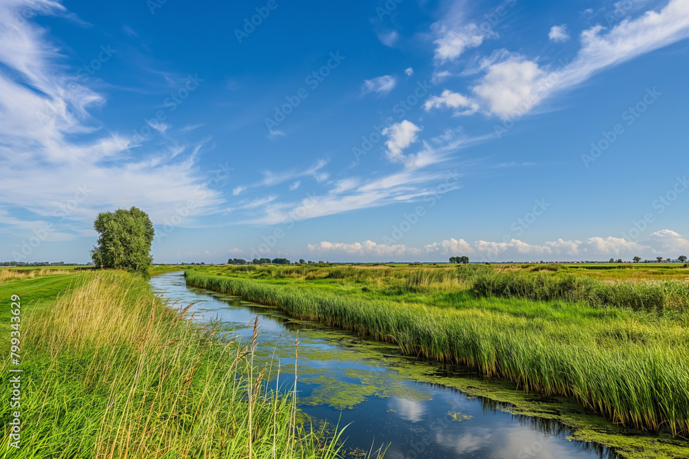 Beautiful natural landscapes of the river. A bird's-eye view of the drone Beautiful natural landscapes of the river. A bird's-eye view of the drone