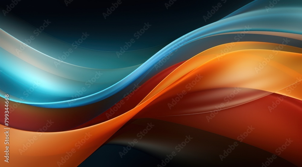Abstract Colorful Wave Design Abstract Colorful Wave Design