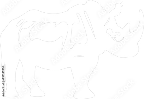 rhino outline