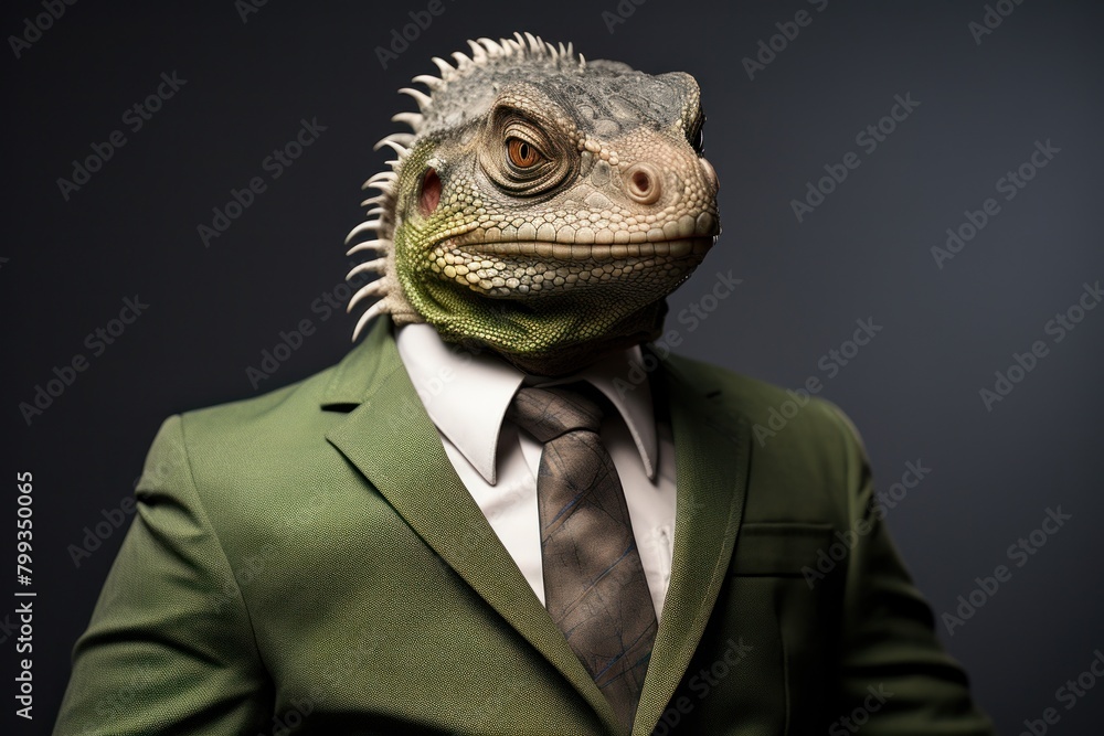 Business Lizard: A Unique Blend of Wildlife and Corporate Style Business Lizard: A Unique Blend of Wildlife and Corporate Style