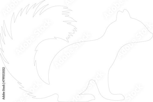 skunk outline