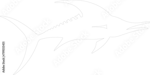 swordfish outline