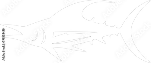 swordfish outline