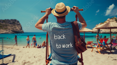 Obraz na płótnie Back to work concept. w salonie