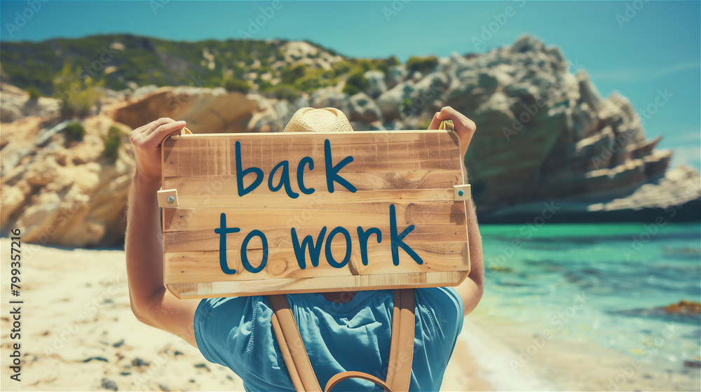 Back to work concept.