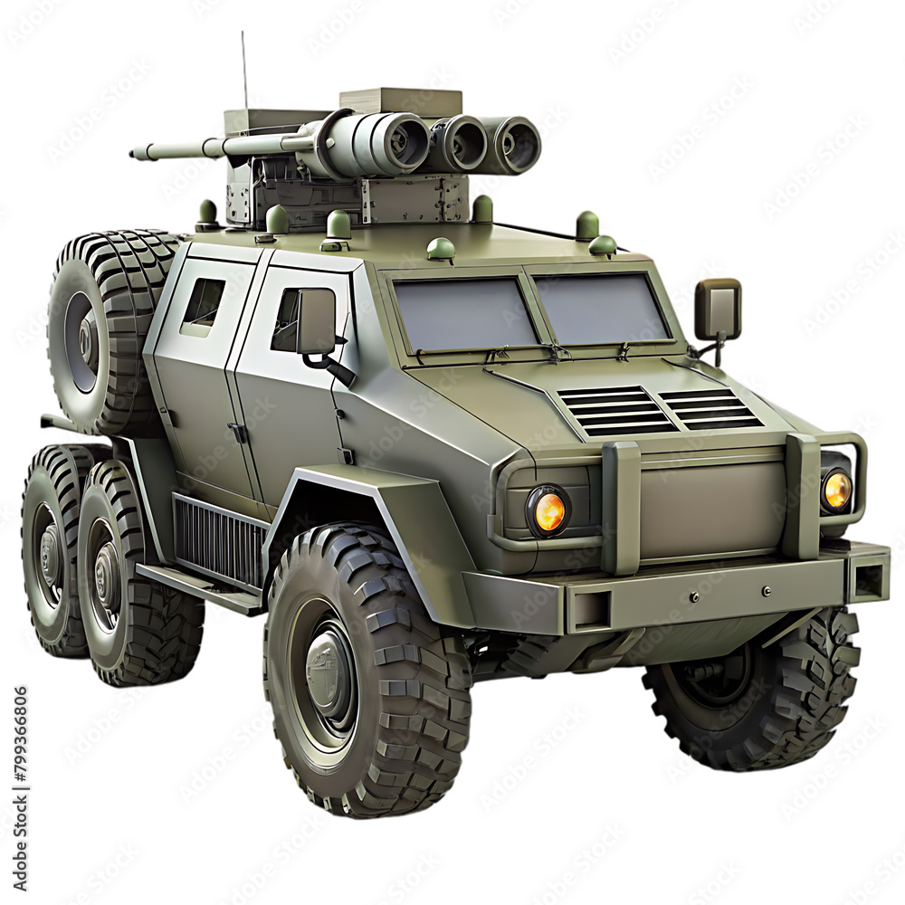Tank on transparent background 3d rendering illustration Tank on transparent background 3d rendering illustration
