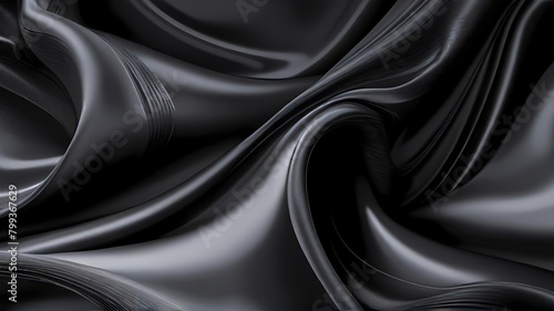 black silk background wave 