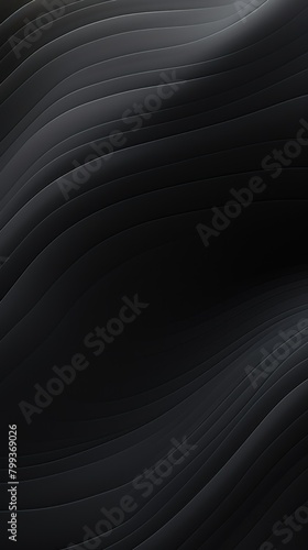 Black pastel tint gradient background with wavy lines blank empty pattern with copy space for product design or text copyspace mock-up template 