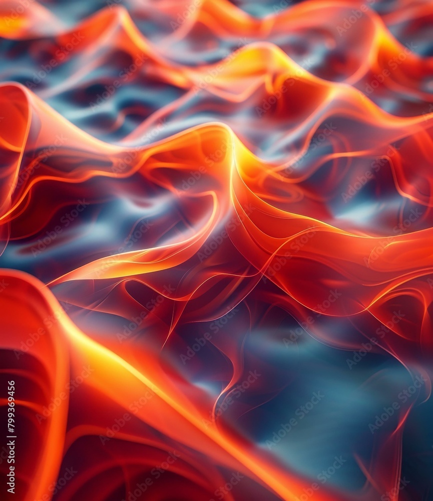 Colorful abstract background with a wavy pattern