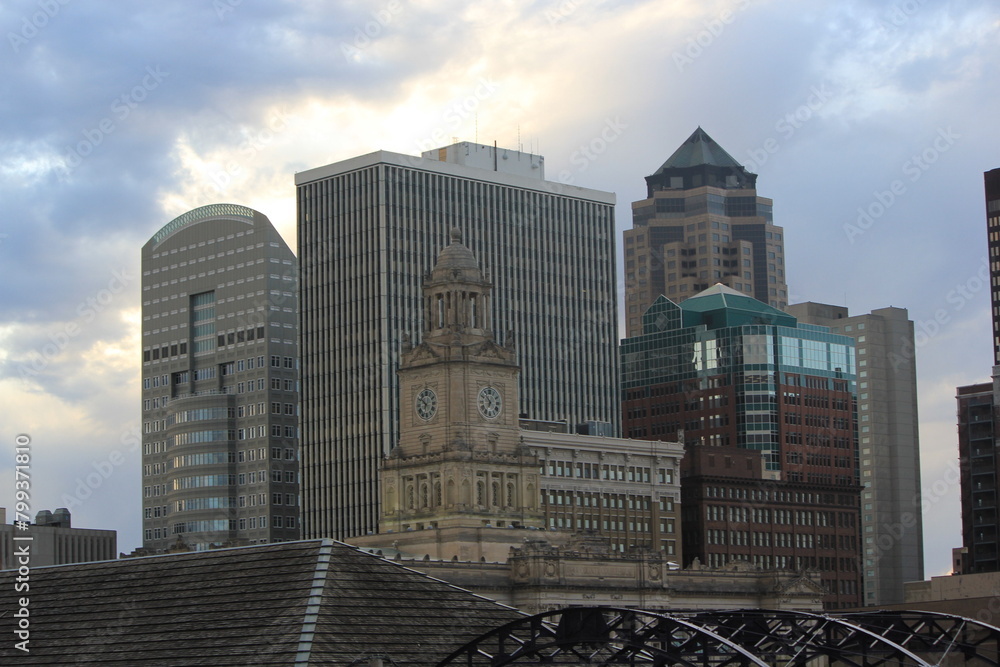 Obraz premium city skyline