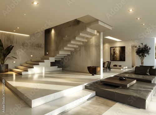 Modern minimalist home interior design