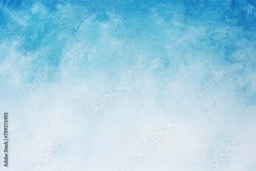 Blue and white gradient noisy grain background texture painted surface wall blank empty pattern with copy space for product design or text copyspace