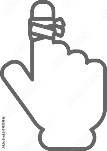 wound finger icon

