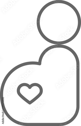 Pregnant women icon
