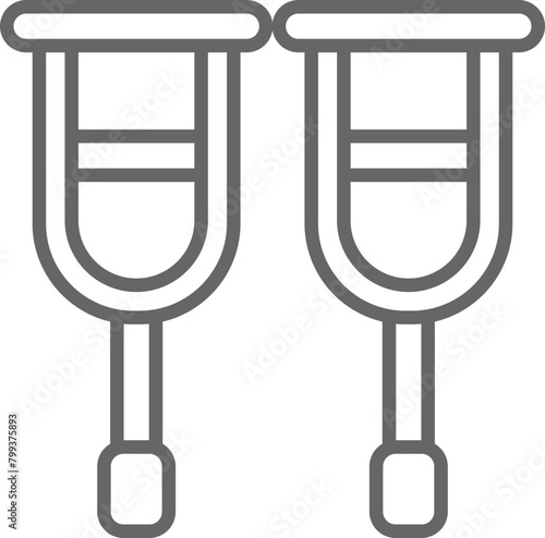crutches icon
