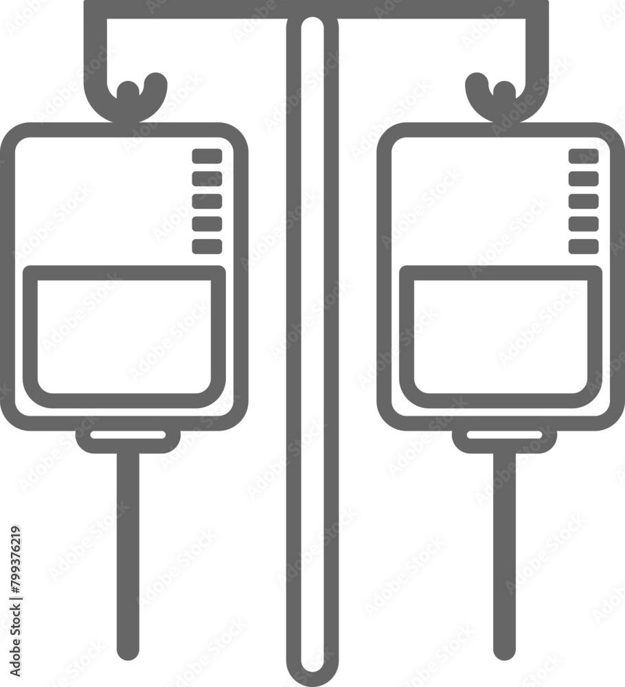 Intravenous fluid icon
