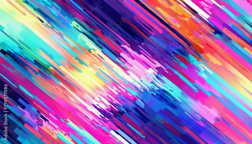 Glitch Aesthetic: Background with Distorted Elements and Pixelated Textures Glitch Aesthetic: Background with Distorted Elements and Pixelated Textures
