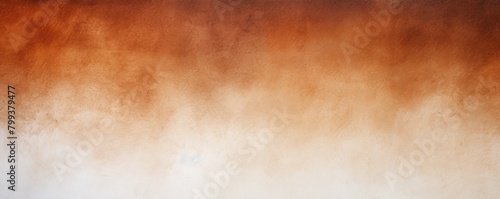 Brown and white gradient noisy grain background texture painted surface wall blank empty pattern with copy space for product design or text 