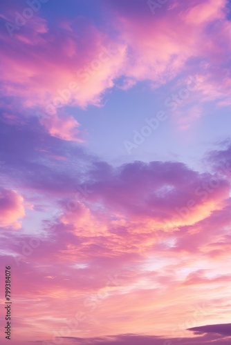 gradient sky at dawn photo