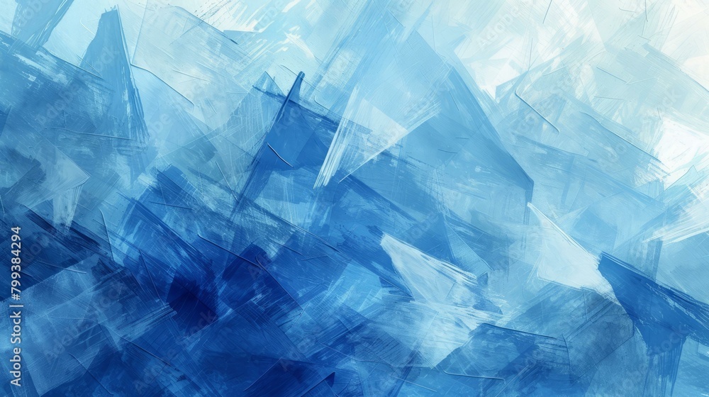 Blue abstract painting with a rough texture Blue abstract painting with a rough texture