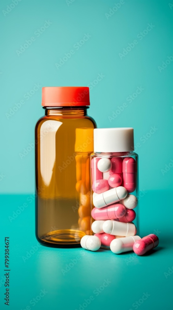 Close-up of medicine and pills Close-up of medicine and pills