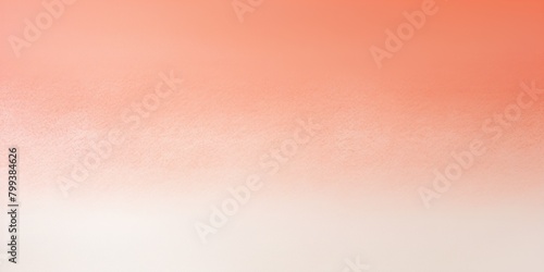 Coral and white gradient noisy grain background texture painted surface wall blank empty pattern with copy space for product design or text 