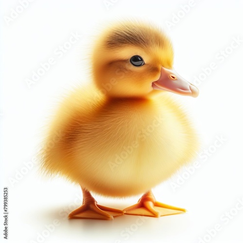 duck isolated on white