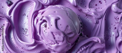 Vibrant Ube Sorbet A Delectable and Refreshing Filipino Dessert