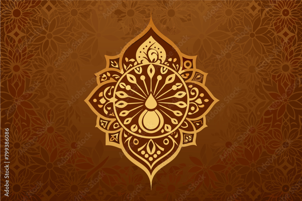 minimalist Eid al-Adha background featuring a single, glowing lantern casting a warm light on a geometric pattern.