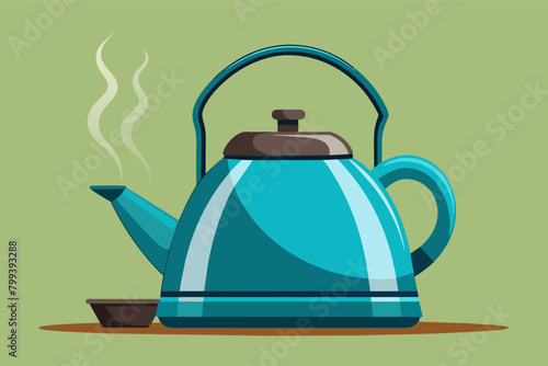 kettle that boils water quickly and efficiently for tea, coffee, or other hot beverages.