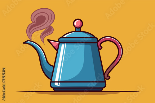 kettle that boils water quickly and efficiently for tea, coffee, or other hot beverages.