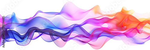 Vibrant Abstract Color Waves Flowing Background Design