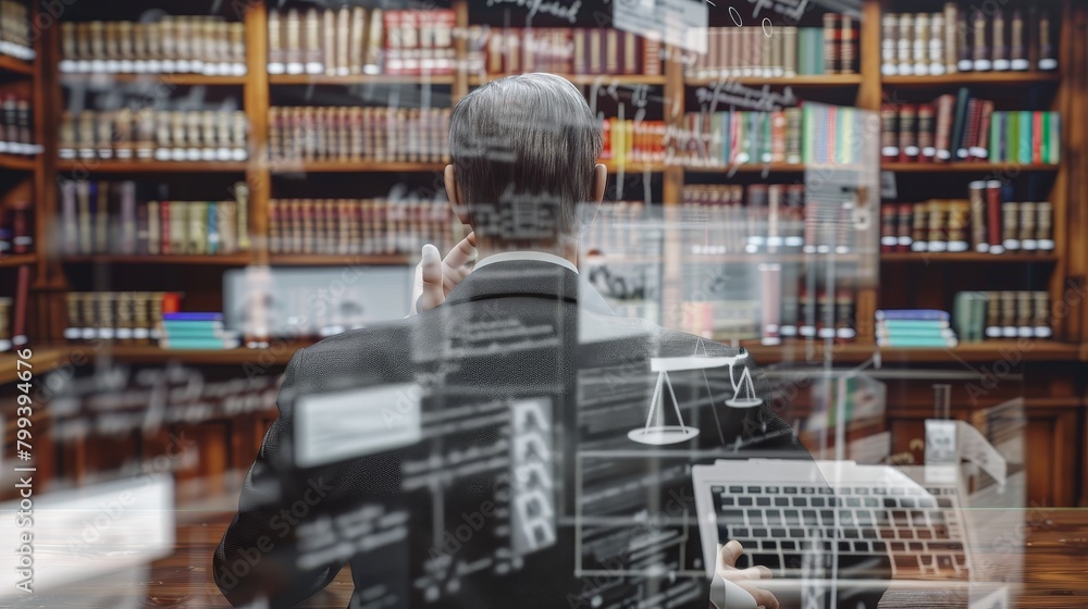 Virtual Legal Research Transparent Keyboard and Annotated Documents in a Digital Law Library