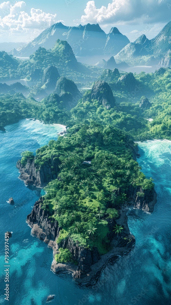The Island Paradise: A Tropical Oasis of Tranquility The Island Paradise: A Tropical Oasis of Tranquility