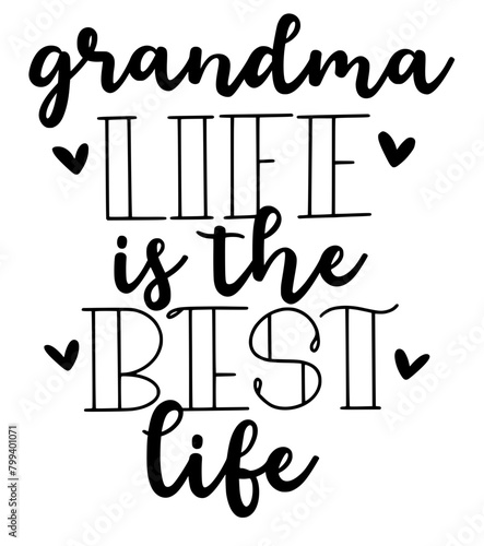 Stylish , fashionable and awesome grandma typography art and illustrator, Print ready vector handwritten phrase grandma family T shirt hand lettered calligraphic design. Vector illustration bundle.