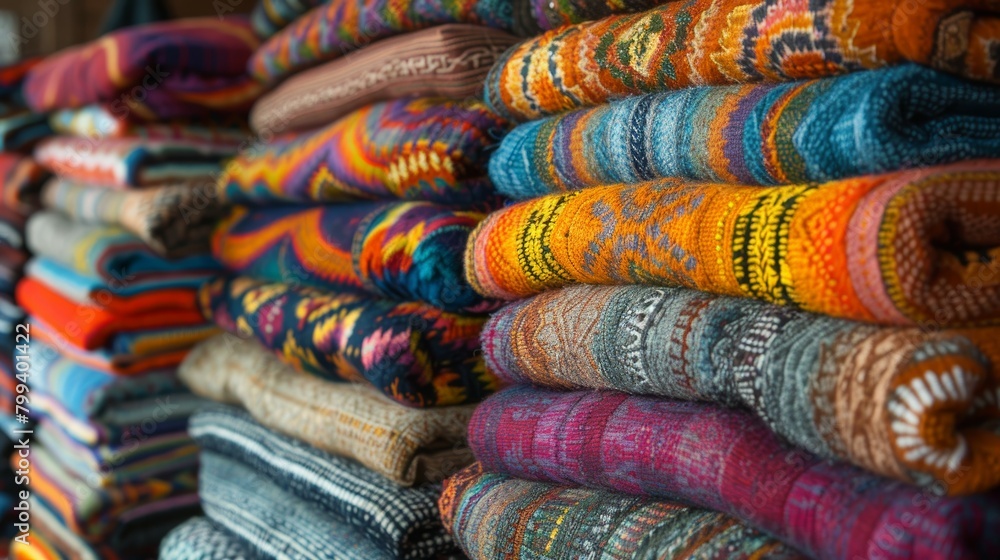 Serape Blankets on Market