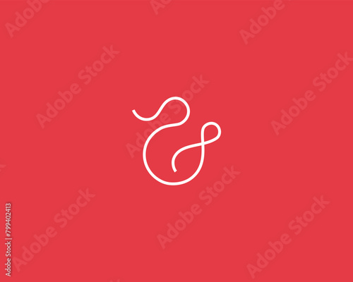 Mother and child continuous line logo design. Parent motherhood baby care icon. Vector illustration.