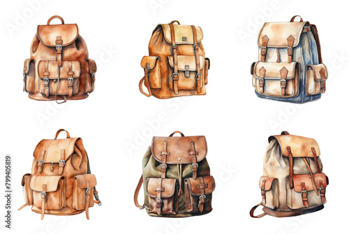 Backpack Collection in Various Colors and Designs photo
