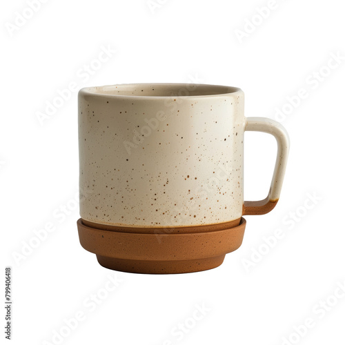 A Cup of Coffee on a White Background
