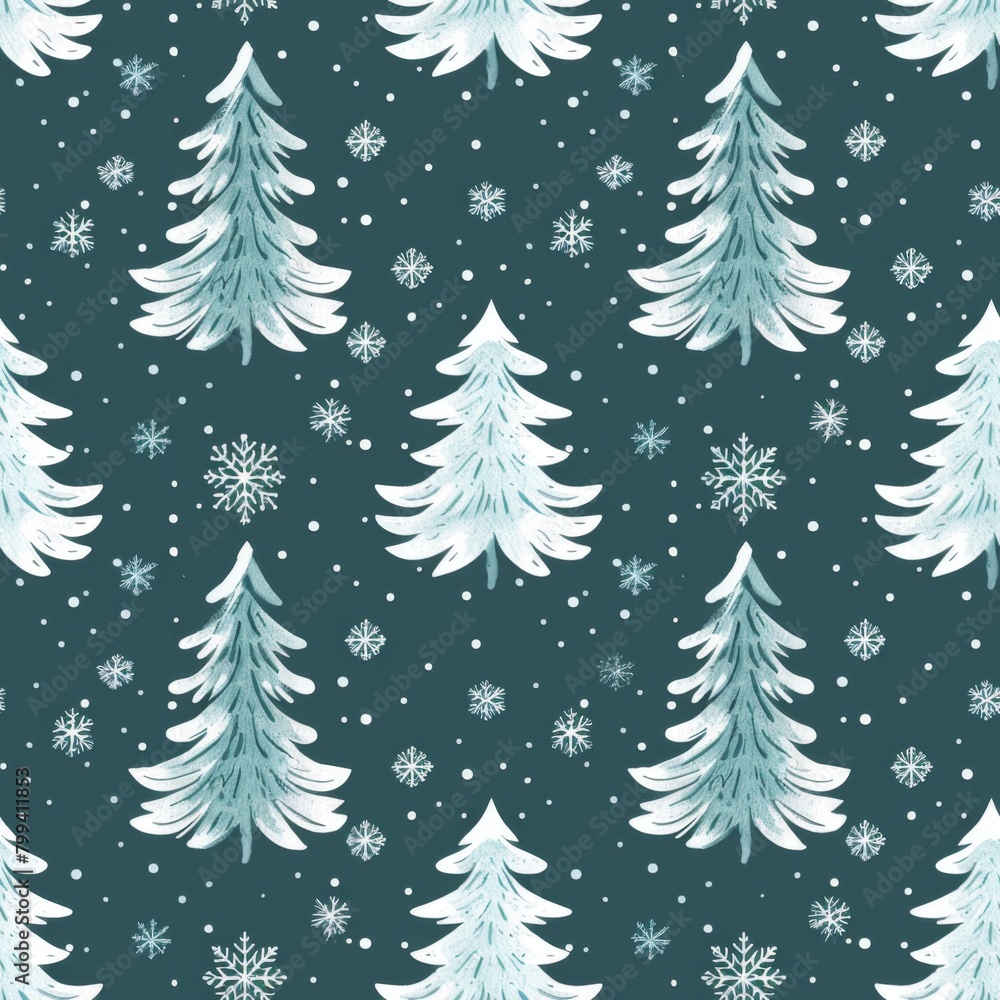 Simple Seamless Christmas Themed Pattern
Simple Seamless Christmas Themed Pattern