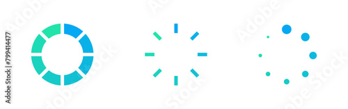 loading icon . waiting icon sign, progress, load, wait, spin icons - update system icon, loading Process icon