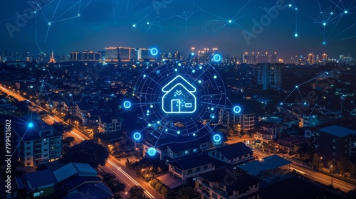 Revolutionizing Home Living Seamless IoT Connectivity and Smart Automation in a Captivating DocumentaryStyle Image photo