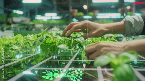 Future Farming Innovating Crop Design with Holographic AI Interface