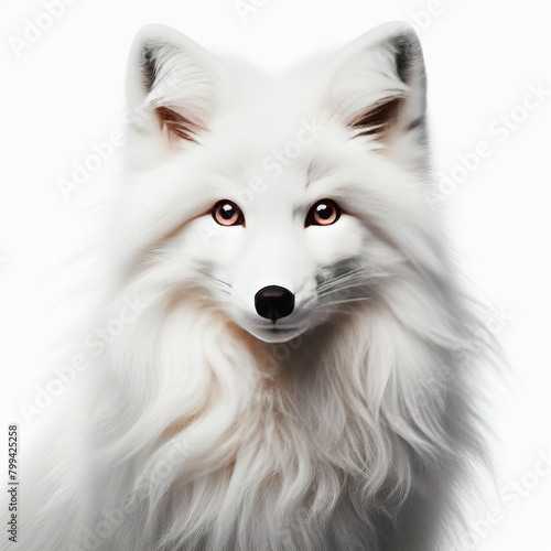 white fox terrier on white © Deanmon