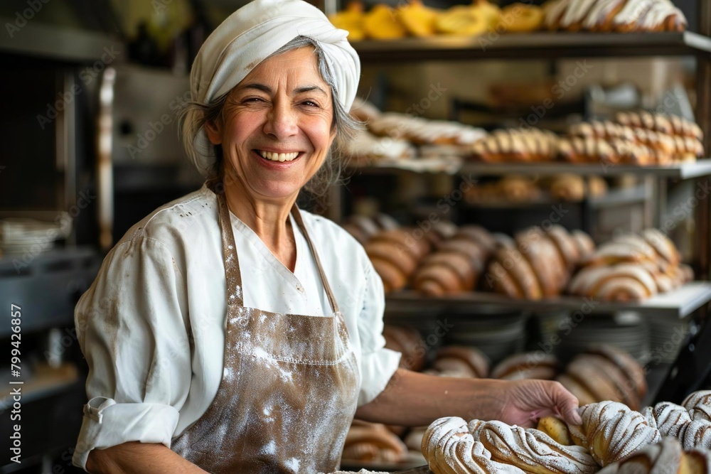 Joyful Baker: A Portrait of Happiness Joyful Baker: A Portrait of Happiness